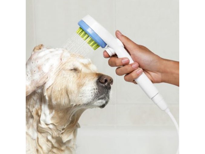 Pes - hygiena - sprchová hlava pro psy - koupání