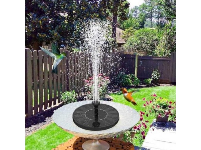 zahrada - solární fontána - zahradní fontána v menším provedení - zahradní dekorace