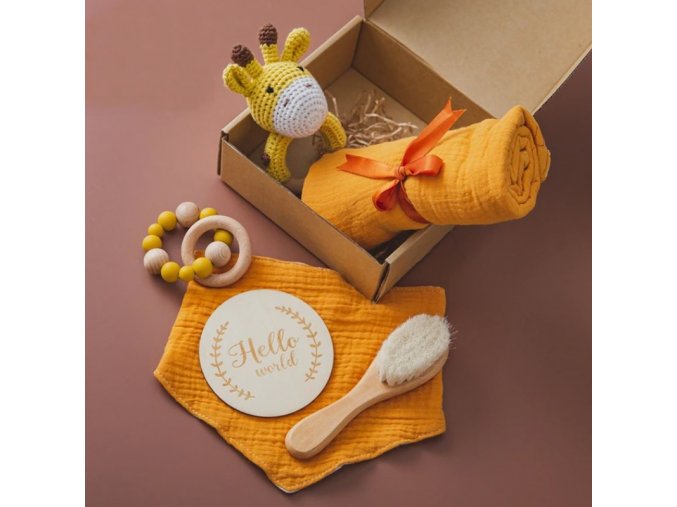 Miminko - dárek pro miminko - dudlík - krásně ručně vyrobená sada pro miminko - háčkované hračky - chrastítko
