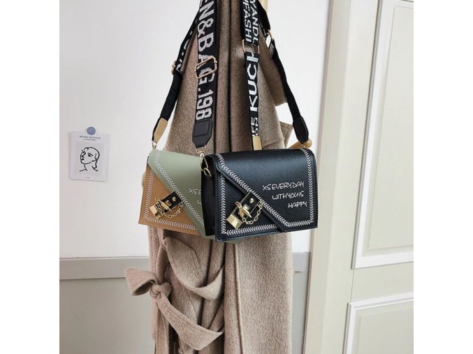 Kabelky - módní dámská kabelka zajímavě řešená - dámská kabelka - crossbody - dárek pro ženu