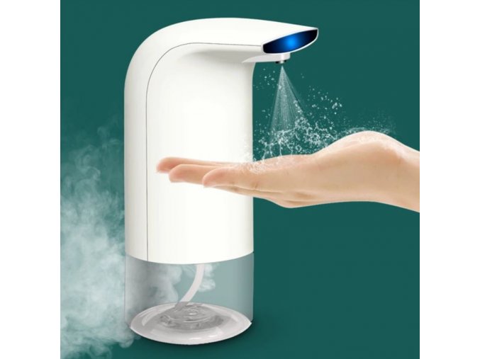 Dezinfekční gel na ruce - automatický rozprašovač na dezinfekci nebo mýdlo - antibakteriální gel - bezdotykový dávkovač mýdla - dávkovač dezinfekce