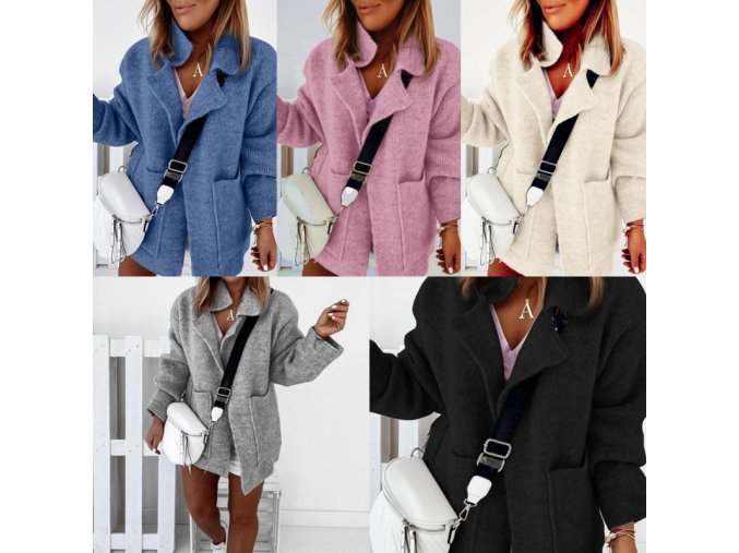 Oblečení - dámský elegantní módní svetr - dámský svetr - kabát - dárek pro ženu