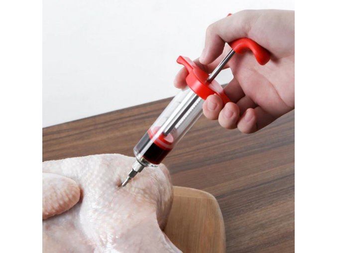 Kuchyně - injekční plnící  stříkačka na maso - vaření - vánoční dárek