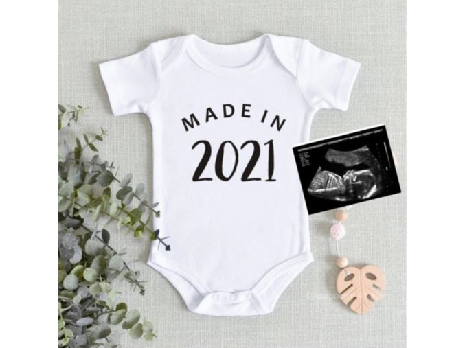 Dětské oblečení - dětské body MADE IN 2021 -  body - kojenecké oblečení