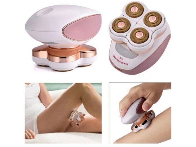 Epilátor - kosmetika - bezbolestný holící strojek : elektrický epilátor - dárek pro ženy