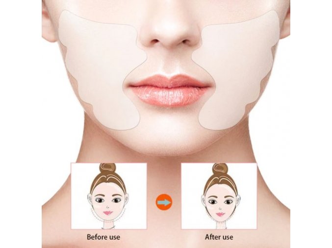 Kosmetika - protivráskový polštářek na tváře na opakované použití - proti vráskám - dárky pro ženy