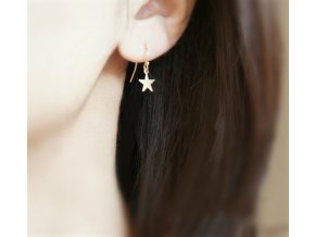 Drobné náušnice star hvězdy do uší skvělý dárek pro přítelkyni