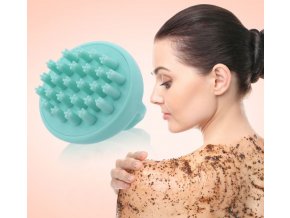 Pro ženy- koupelna, masážní modrá gumová houbička- VÝPRODEJ SKLADU