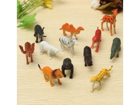 Hračky pro děti - Set zoo zvířátek 12ks - vhodný jako dárek