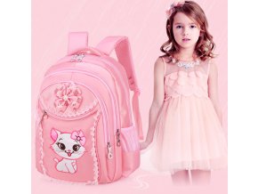 Školní batohy- holčičí batoh Kočka