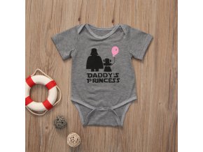 Oblečení pro děti dětské oblečení oblečení pro miminka dětské body Daddy's princess - tátova princezna