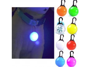 Zvířata- LED světlo na obojek pro psy a kočky- více barev