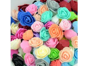 Růže- Dekorativní růžičky 500ks více barev- Kreativní tvoření