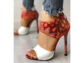 Dámské boty- Luxusní dámské boty na podpatku AKCE