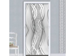 Dveře - interiérové dveře - tapety - samolepící tapety - samolepící tapeta na dveře s abstraktním vzorem - výprodej skladu
