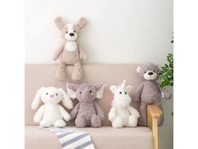 Hračky - plyšáci - medvídek - hračky pro miminka - krásný měkký plyšák  více druhů zvířátek - vánoční dárek