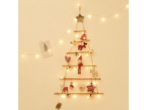 Vánoce - vánoční dekorace - vánočná dekorace strom na zeď - dekorace na zeď - vánoční stromeček