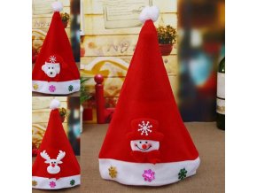 Vánoce - vánoční dekorace - vánoční svíticí čepice pro  dospělé - vánoční čepice - zimní čepice - výprodej skladu