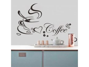 Dekorativní samolepky na zeď - Coffee