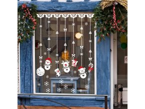 Vánoční dekorace- samolepky na okna, vánoční výzdoba inspirace
