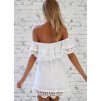 Elegantní dámské letní šaty bílé + DOPRAVA ZDARMA (Velikost XL)