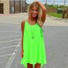Elegantní letní šaty v různých barvách (Barva Zelená, Velikost XXXL)