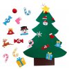 Vánoční dekorace- Vánoční velký stromek s ozdobami na suchý zip- VÝPRODEJ SKLADU