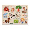 Pro děti- dřevěné hračky, vkládací puzzle více variant- Vhodný jako dárek k Vánocům