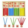 Pro děti- set dřevěné počítadlo matematická pomůcka, výukové a vzdělávací- Vhodný jako dárek k Vánocům