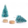 Vánoční dekorace- mini Vánoční stromečky 12ks jako skvělá dekorace na parapet, krb- VÝPRODEJ SKLADU