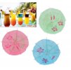 Kuchyně- papírové barevné deštníčky do pohárů, drinků- oslava, party 50ks