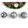 Vánoční dekorace- vánoční stříbrná sada ozdob s motivem vloček 12ks- VÝPRODEJ SKLADU