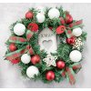 Vánoční dekorace- umělý vánoční věnec na dveře nebo okna 30cm- VÝPRODEJ SKLADU