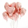 10ks balonků ve tvaru Srdce v barvě golden rose-vhodné na Valentina, svatby, narozeniny