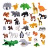 Hračky- figurky, zvířátka do stavebnice více druhů- vhodný jako dárek k Vánocům