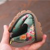 Dětské boty- dívčí stylové kotníkové boty s květy