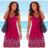 Dámské pohodlné letní plážové šaty pro plnoštíhlé
