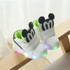 Dětské boty- LED svítící bílé boty pro dívky a chlapce