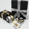Luxusní metalické stuhy k balení dárků délka 5 metrů šířky 25 mm- Vánoční dekorace