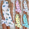 Dámské plážové letní šaty s květinami více barev až 3XL
