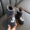 dětské boty -  dětské zimní boty - válenky - dětské zateplené válenky s potiskem jednorožce - vánoční dárek
