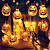 Halloween - halloween dýně - dýně - světelný řetěz s dýněmi - dekorace
