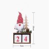 VÁNOCE - vánoční dekorace - vánoční kalendář - vánoční skřítek - vánoční dekorace jako kalendář s vánočním skřítkem - dekorace