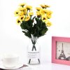 Dekorace - slunečnice - kytky - umělé květiny - umělé slunečnice do vázy 15 hlav