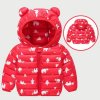 Oblečení - dětské oblečení - oblečení pro holčičku - dětské zimní bundy - dětská bunda vhodná na podzim a zimu s potiskem ledního medvídka