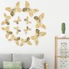 Motýli - sada lepících zrcadlových motýlů  na zeď - dekorace - dekorace do bytu - výprodej skladu