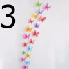 Motýli - sada lepících barevnách motýlů  na zeď - dekorace - dekorace do bytu - motýl - velikonoční dekorace - jarní dekorace