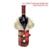 Dekorace  - vánoční dekorace - víno - vánoční obal na víno - stojan na víno - vánoční dárek