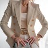 Oblečení  - dámské sako - elegantní sako zdobené knoflíky - dámské jarní bundy - jarní bundy