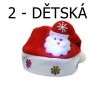 Vánoce - vánoční dekorace - vánoční čepice pro děti a dospělé - vánoční čepice - zimní čepice - výprodej skladu